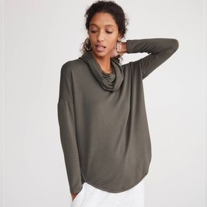 Loft Lou & Grey Signaturesoft Cowl Shirttail Top
